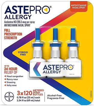 Astepro Adult Nasal Spray 120 ml./bottle, 3 pk.