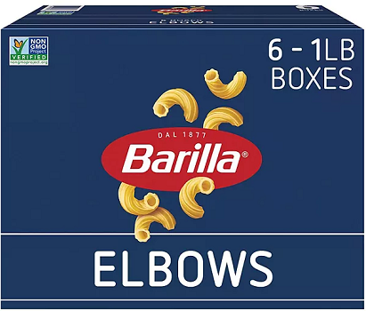 Barilla Elbow Pasta 16 oz.., 6 pk.