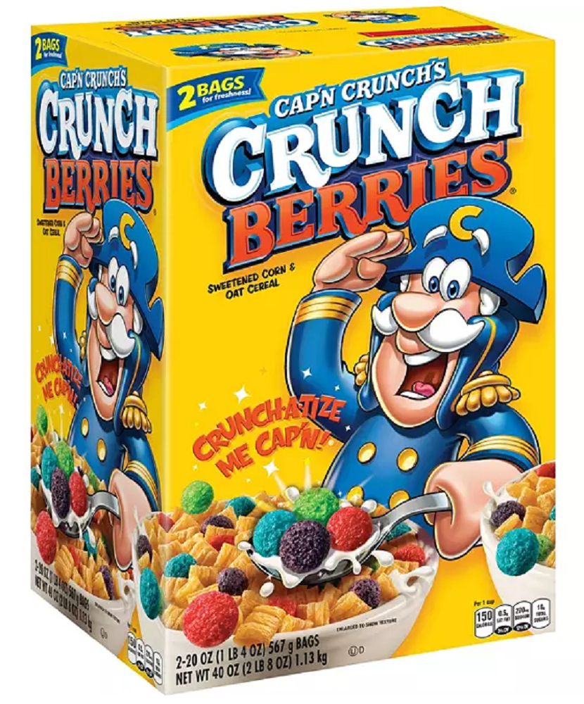 Cap'n Crunch's Crunch Berries Cereal, 40 oz.