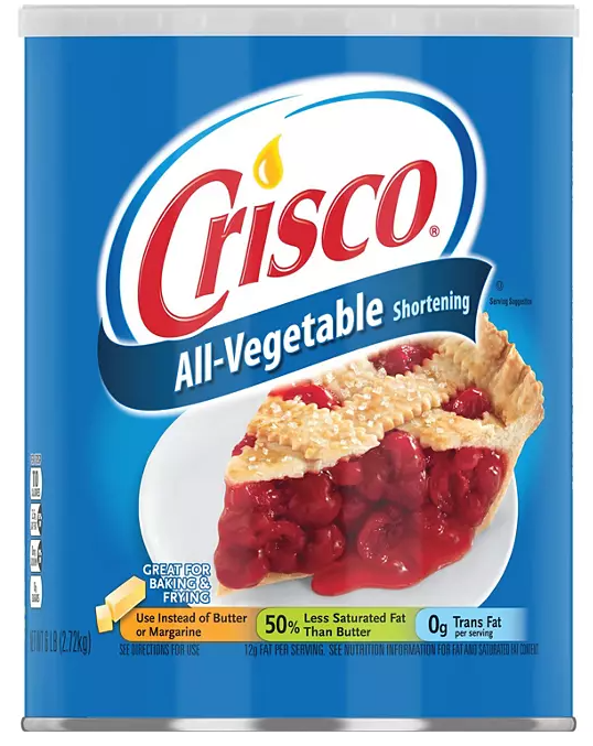 Crisco All-Vegetable Shortening, 96oz.