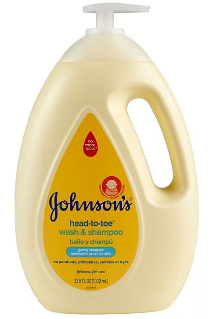 Johnson's Head-To-Toe Wash & Shampoo 33.8 fl. oz.