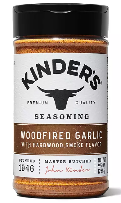 Kinder's Woodfired Garlic Rub with Smoked Flavor 9.5 oz.