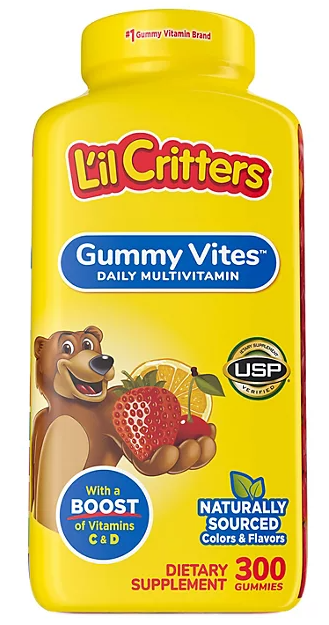 L'il Critters Gummy Vites Gummy Bears 300 ct.