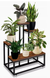 Large Tall Plant Stand Indoor Outdoor Wood Plant Shelf Multi-Tiered Flower Planter Holder Shelf Balcony Flower Rack