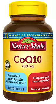 Nature Made CoQ10 200 mg Softgels, 140 ct.