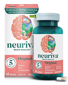 Neuriva Original Brain Health Supplement Capsules, 45 ct.