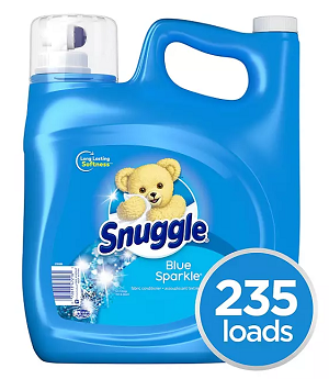 Snuggle Liquid Fabric Softener, Blue Sparkle, 235 loads, 188 fl. oz.