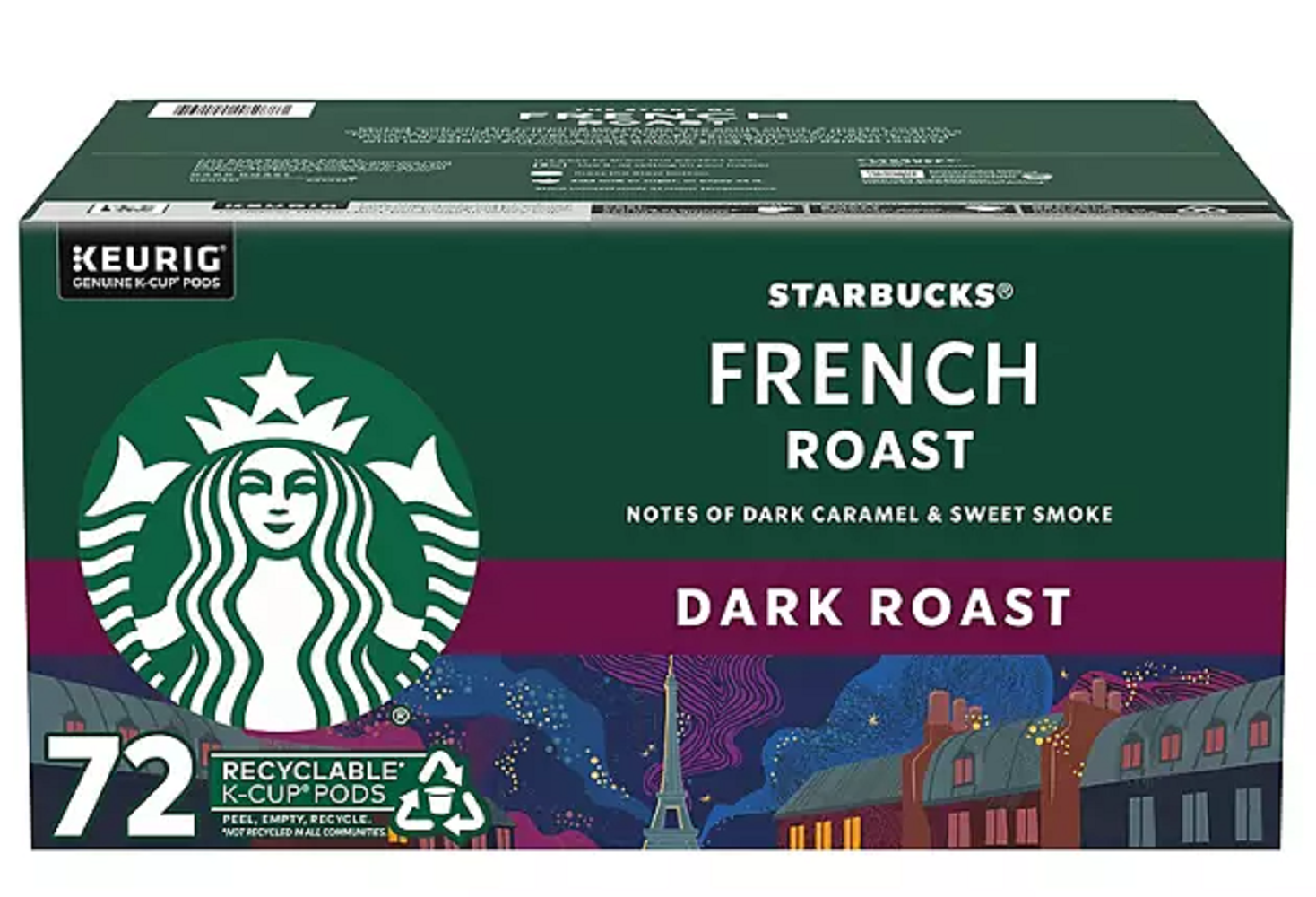 Starbucks K-Cup Coffee Pods, French Roast, 72 ct.