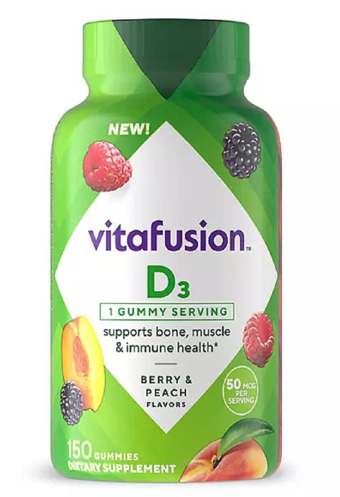 Vitafusion Vitamin D3 Gummy Vitamins, 150 ct.