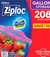 Ziploc Gallon Storage Bags, 208 ct.